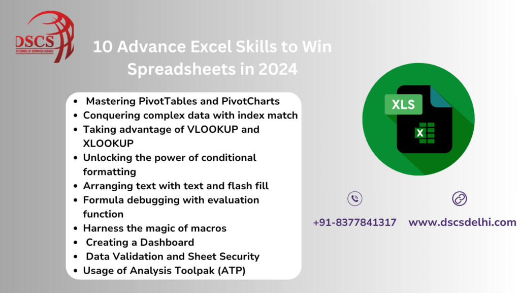10 Advance Excel Skills to Win Spreadsheets in 2024